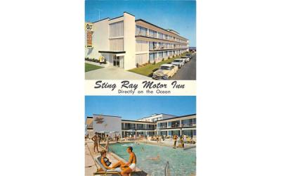 Sting Ray Motor Inn Ocean City, New Jersey Postcard