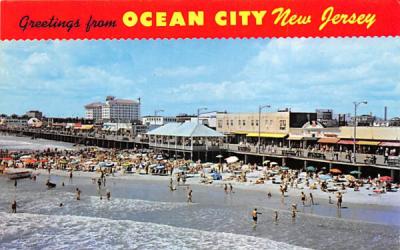 Greetings from Ocean City New Jersey, USA Postcard