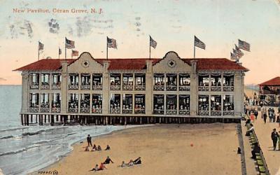 New Pavilion Ocean Grove, New Jersey Postcard