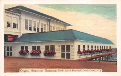 Original Homestead Restaurant Ocean Grove, New Jersey Postcard