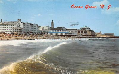 The Beachfront at Ocean Grove, N. J., USA New Jersey Postcard
