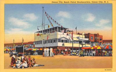 Ocean City Beach Patrol Headquarters New Jersey Postcard