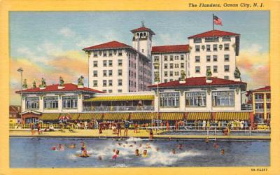 The Flanders  Ocean City, New Jersey Postcard