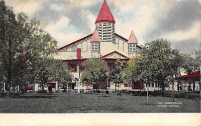 The Auditorium Ocean Grove, New Jersey Postcard