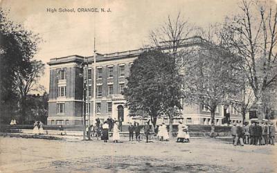 High School Orange, New Jersey Postcard