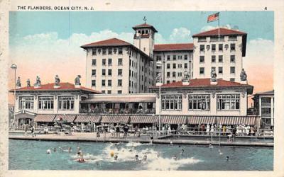 The Flanders Ocean City, New Jersey Postcard
