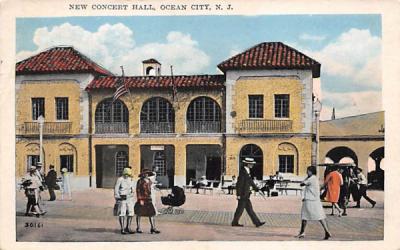 New Concert Hall Ocean City, New Jersey Postcard