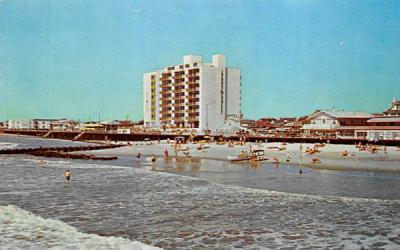 Beach and Boardwalk Ocean City, New Jersey Postcard