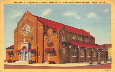 The New St. Augustine's Church Ocean City, New Jersey Postcard