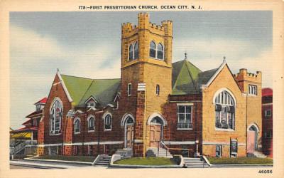 First Presbyterian Church Ocean City, New Jersey Postcard