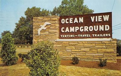 Ocaen View Campground Ocean View, New Jersey Postcard