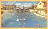 North End Pool Ocean Grove, New Jersey Postcard