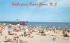Beautiful Sunny Day on the Beach Ocean Grove, New Jersey Postcard