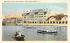 North End Hotel from Wesley Lake Ocean Grove, New Jersey Postcard