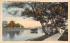 Upper End of Wesley Lake Ocean Grove, New Jersey Postcard