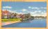 The Terrace, Wesley Lake Ocean Grove, New Jersey Postcard