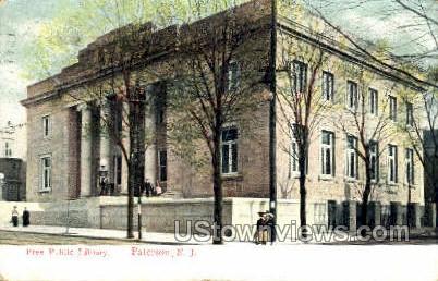 Public Library - Paterson, New Jersey NJ Postcard