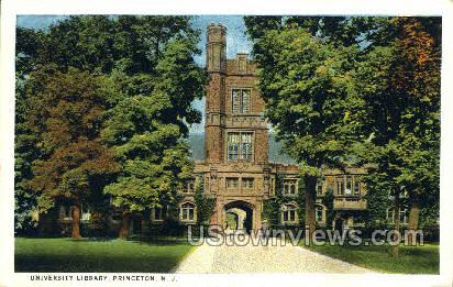 University Library  - Princeton, New Jersey NJ Postcard