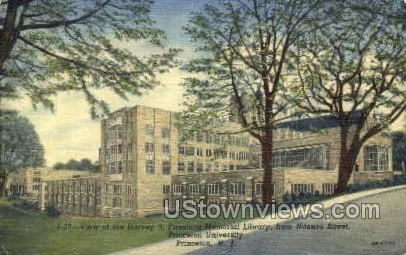 Harvey S Firestone Memorial Library  - Princeton, New Jersey NJ Postcard