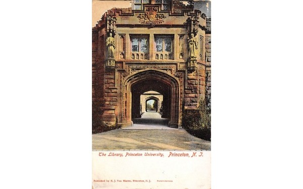 The Library, Princeton University New Jersey Postcard