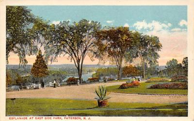 Esplanade at East Side Park Paterson, New Jersey Postcard