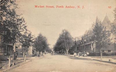 Market Street Perth Amboy, New Jersey Postcard