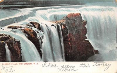 Passaic Falls Paterson, New Jersey Postcard