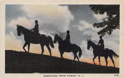 Greetings from Pitman New Jersey Postcard