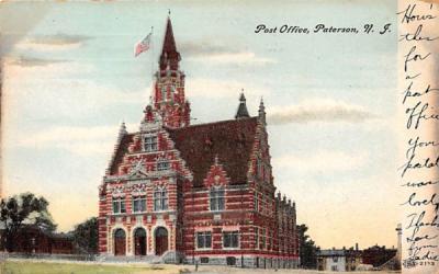 Post Office Paterson, New Jersey Postcard