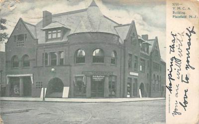 Y.M.C.A. Building Plainfield, New Jersey Postcard