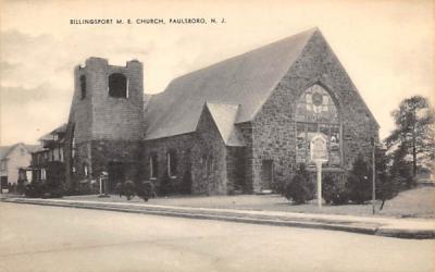 Billingsport M. E. Church Paulsboro, New Jersey Postcard