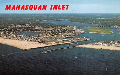 Manasquan Inlet Pleasant Beach, New Jersey Postcard