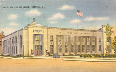 United States Post Office Paterson, New Jersey Postcard