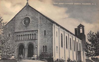 Saint John's Catholic Church Paulsboro, New Jersey Postcard