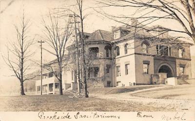 Brookside Sanitarium Plainfield, New Jersey Postcard