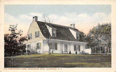 The Caretaker's Lodge, Washington Rock Plainfield, New Jersey Postcard