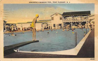 Jenkinson's Swimming Pool Point Pleasant, New Jersey Postcard