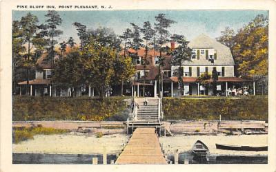 Pine Bluff Inn Point Pleasant, New Jersey Postcard
