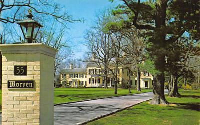 Morven Princeton, New Jersey Postcard