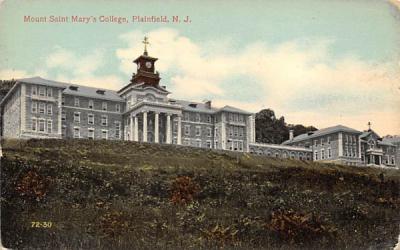 Mount Saint Mary's College Plainfield, New Jersey Postcard