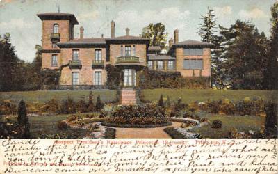 Prospect President's Residence, Princeton University New Jersey Postcard
