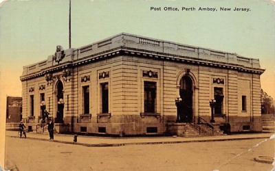 Post Office Perth Amboy, New Jersey Postcard