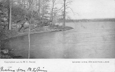 Shore View, Princeton Lake New Jersey Postcard