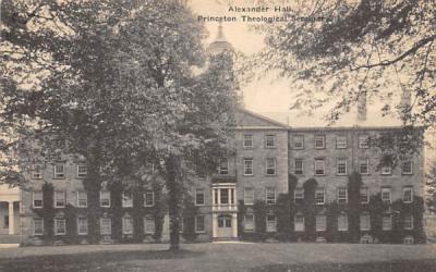 Alexander Hall, Princeton Theological Seminary New Jersey Postcard