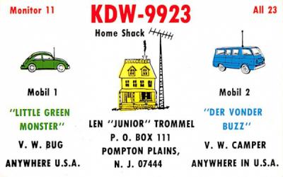 KDW - 9923 Pompton Lakes, New Jersey Postcard