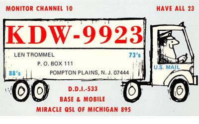 KDW - 9923 Pompton Plains, New Jersey Postcard