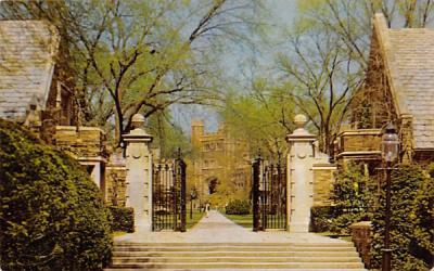 Pyne Hall and Henry Hall, Princeton University New Jersey Postcard