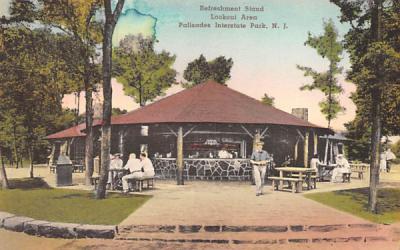 Refreshment Stand Lookout Area Palisades Interstate Park, New Jersey Postcard