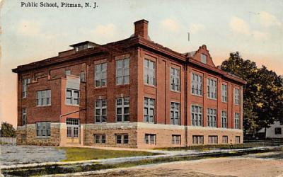 Public School Pitman, New Jersey Postcard