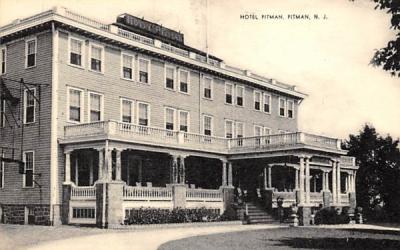 Hotel Pitman New Jersey Postcard